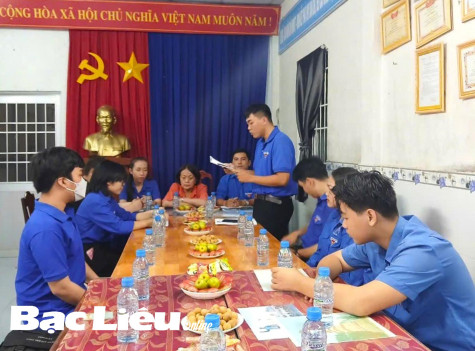 Thành đoàn TP. Bạc Liêu: 100% Đoàn cơ sở phường, xã hoàn thành giám sát chuyên đề phát triển đoàn viên địa bàn dân cư