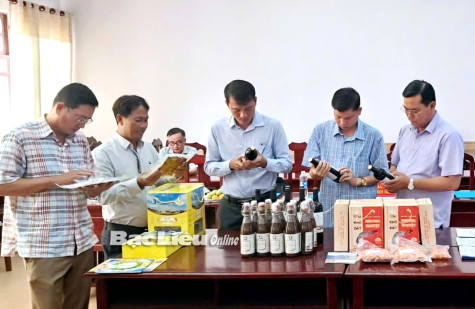 TX. Giá Rai: Đánh giá, phân hạng 5 sản phẩm OCOP năn 2024