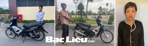 Công an TP. Bạc Liêu: Triệt phá nhiều vụ trộm xe trên địa bàn