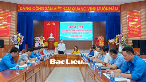Tỉnh đoàn tổ chức giám sát xã hội tại huyện Đông Hải và Phước Long