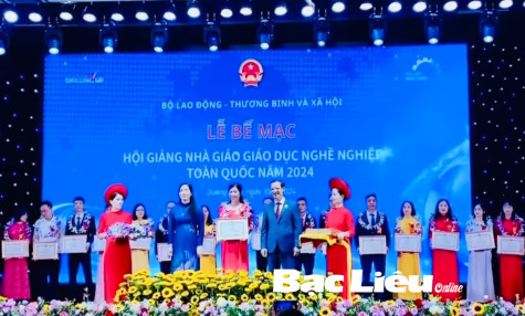 Bạc Liêu đoạt 4 giải tại Hội giảng Nhà giáo Giáo dục nghề nghiệp toàn quốc năm 2024 tại Quảng Ninh