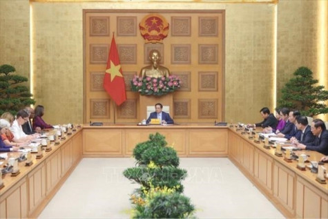 Thủ tướng Phạm Minh Chính tiếp Điều phối viên Thường trú và các Trưởng đại diện các tổ chức Liên hợp quốc tại Việt Nam