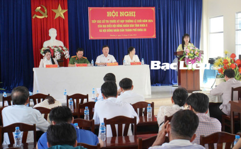 Đại biểu HĐND tỉnh và TP. Bạc Liêu: Tiếp xúc cử tri trước kỳ họp thường lệ cuối năm 2024