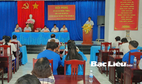 Đại biểu HĐND tỉnh và TP. Bạc Liêu tiếp xúc cử tri Phường 7 và 8