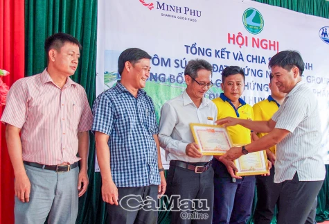 Chia sẻ mô hình tôm sú - lúa đạt chứng nhận ASC GROUP