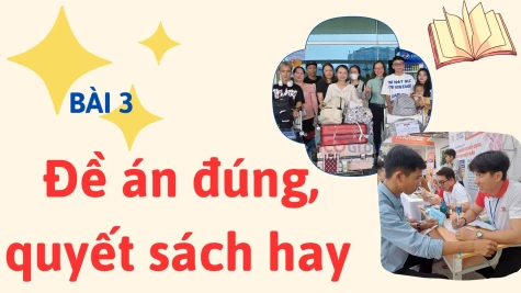 BÀI 3: ĐỀ ÁN ĐÚNG, QUYẾT SÁCH HAY