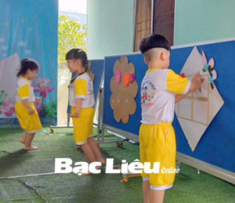 Trường mẫu giáo Tân Hiệp (TX. Giá Rai): Sinh hoạt cụm với chuyên đề “Ứng dụng phương pháp giáo dục STEM/STEAM thông qua hoạt động làm quen vật thể”