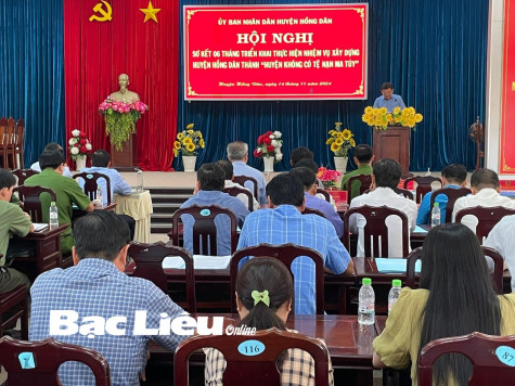 Hồng Dân: Phấn đấu chuyển hóa thành công huyện “Không có tệ nạn ma túy” vào cuối năm 2024