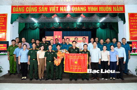 Ban CHQS TP. Bạc Liêu: Tổng kết công tác thi đua, khen thưởng và phong trào thi đua Quyết thắng năm 2024