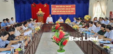 Huyện Phước Long hoàn thành 9 tiêu chí và 38 chỉ tiêu thành phần huyện nông thôn mới nâng cao