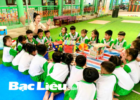 Hội thi Giáo viên dạy giỏi mầm non huyện Đông Hải, năm học 2024 - 2025: Góp phần đổi mới phương pháp chăm sóc, giáo dục trẻ