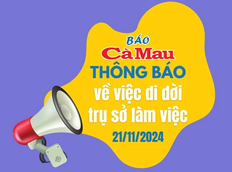 Thông báo về việc di dời trụ sở làm việc