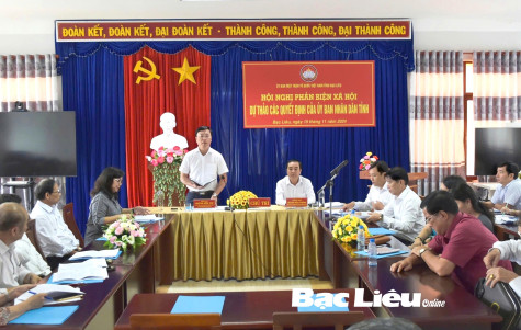 Ủy ban MTTQ Việt Nam tỉnh: Góp ý, phản biện 5 Quyết định của UBND tỉnh
