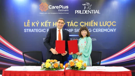 Prudential và CarePlus ký kết hợp tác chiến lược, cung cấp dịch vụ chăm sóc sức khoẻ và tầm soát cho khách hàng