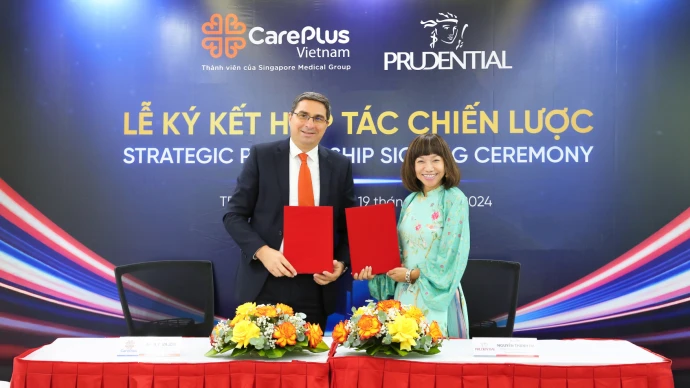 Prudential và CarePlus ký kết hợp tác chiến lược, cung cấp dịch vụ chăm sóc sức khoẻ và tầm soát cho khách hàng