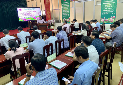Tập huấn nâng cao trách nhiệm lãnh đạo, chỉ đạo đối với tín dụng chính sách xã hội