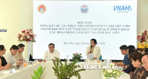 Tổng kết Dự án “Thực thi chính sách và trị liệu cho người khuyết tật” năm 2024