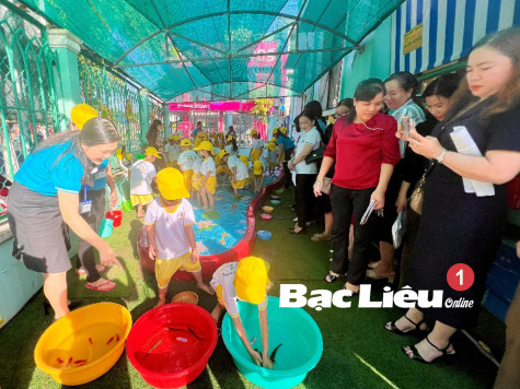 Ngành Giáo dục TP. Bạc Liêu: Tiếp tục đẩy mạnh “Xây dựng và sử dụng môi trường giáo dục lấy trẻ làm trung tâm”