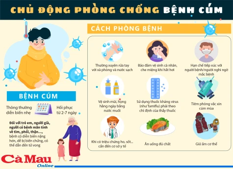 Chủ động phòng chống bệnh cúm