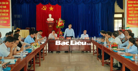 Kiểm tra, thẩm định các tiêu chí xây dựng NTM nâng cao tại 2 xã Định Thành và Định Thành A