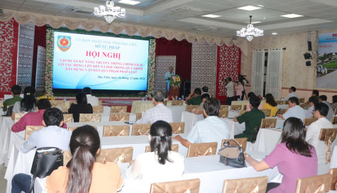 Hội nghị tập huấn kỹ năng truyền thông chính sách năm 2024