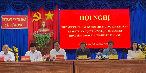 Đoàn ĐBQH và HĐND tỉnh tiếp xúc cử tri 2 huyện Hồng Dân và Phước Long