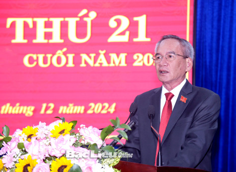 Khai mạc kỳ họp 21, HĐND tỉnh khóa X, nhiệm kỳ 2021 - 2026: Phát huy dân chủ, trách nhiệm, xem xét thông qua 24 Nghị quyết quan trọng