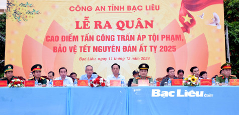 Ra quân cao điểm tấn công trấn áp tội phạm, bảo vệ tết Nguyên đán Ất Tỵ 2025