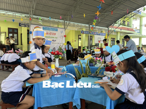 Trường tiểu học Vĩnh Bình B:​ Đẩy mạnh mô hình giáo dục STEM
