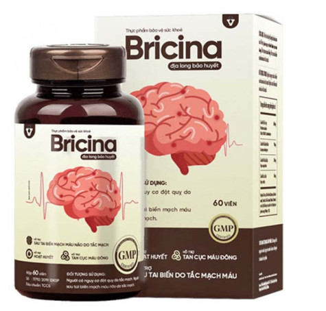 Địa long bảo huyết Bricina – Hỗ trợ hồi phục cho người sau đột quỵ