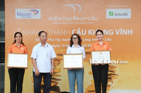 Huyện Phước Long: Khánh thành 2 cây cầu giao thông nông thôn