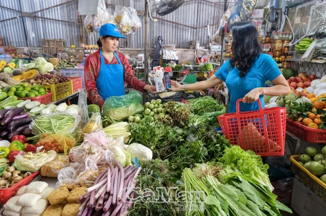 Chợ mua bán văn minh