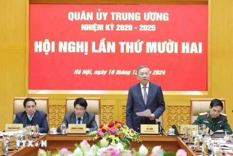 Tổng Bí thư Tô Lâm chủ trì Hội nghị Quân ủy Trung ương