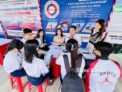 Huyện Hòa Bình tổ chức Hội chợ việc làm năm 2024