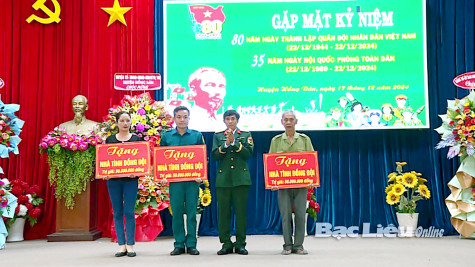 Nhiều địa phương tổ chức gặp mặt nhân kỷ niệm 80 năm Ngày thành lập QĐND Việt Nam