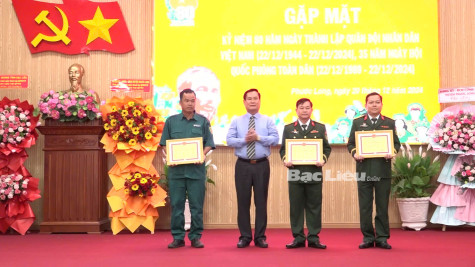 Phước Long gặp mặt kỷ niệm 80 năm Ngày thành lập Quân đội Nhân dân Việt Nam 22/12