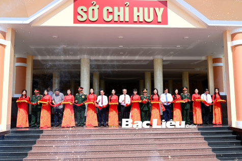 Khánh thành trụ sở Bộ Chỉ huy Quân sự tỉnh