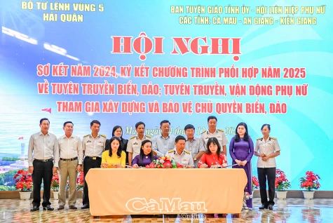 Ký kết chương trình phối hợp tuyên truyền biển, đảo năm 2024