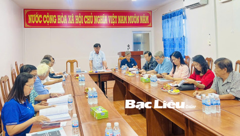 Thông qua dự thảo công trình biên soạn lịch sử Báo chí Đảng bộ tỉnh Bạc Liêu