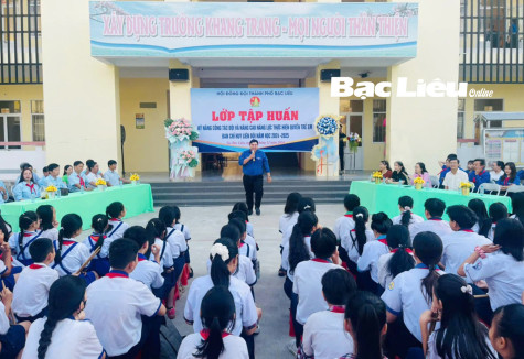 Hội đồng Đội TP. Bạc Liêu: Tập huấn Ban Chỉ huy liên đội năm học 2024 - 2025