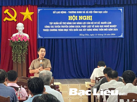 Tập trung phát triển nguồn nhân lực gắn với đào tạo nghề và giải quyết việc làm
