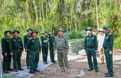 Bí thư Tỉnh uỷ kiểm tra căn cứ giả định và công tác phòng, chống cháy rừng