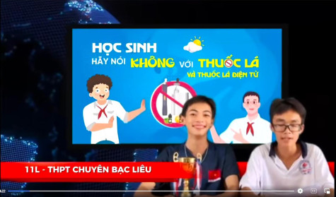 Không để khói thuốc vẩn đục học đường