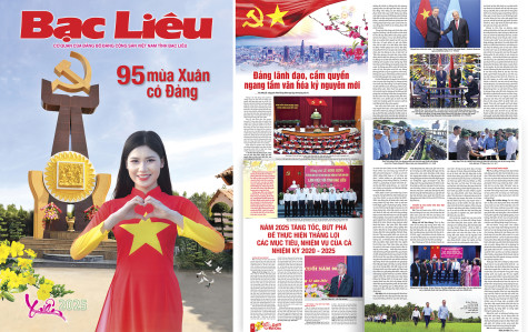 Mời quý vị đọc báo Bạc Liêu xuân Ất Tỵ 2025