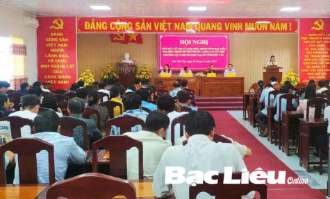 Tổ đại biểu HĐND 2 cấp tiếp xúc cử tri huyện Phước Long và huyện Đông Hải