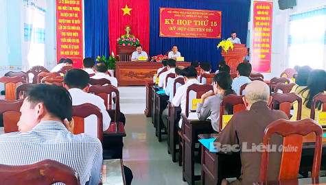 HĐND huyện Phước Long tổ chức kỳ họp thứ 15