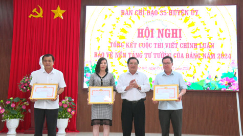 Huyện ủy Đông Hải: Tổng kết công tác dân vận - tuyên giáo - văn phòng năm 2024