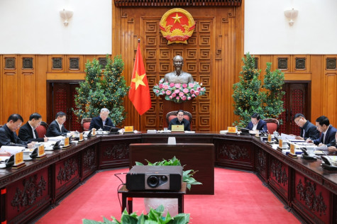 THỦ TƯỚNG CHỦ TRÌ PHIÊN HỌP THỨ 9 BAN CHỈ ĐẠO TINH GỌN BỘ MÁY CỦA CHÍNH PHỦ