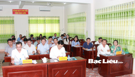 Bạc Liêu kiến nghị Trung ương hỗ trợ tăng cường tiềm lực khoa học, công nghệ