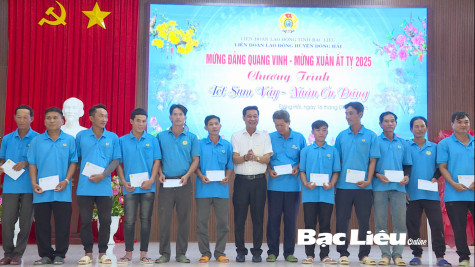 Huyện Đông Hải: Tổ chức chương trình “Tết sum vầy - Xuân ơn Đảng”